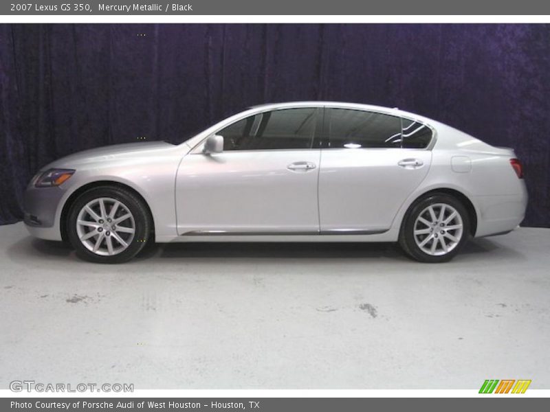 Mercury Metallic / Black 2007 Lexus GS 350