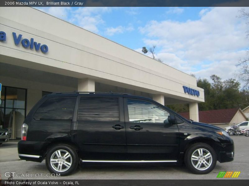 Brilliant Black / Gray 2006 Mazda MPV LX