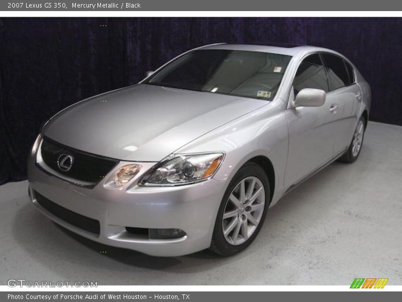 Mercury Metallic / Black 2007 Lexus GS 350