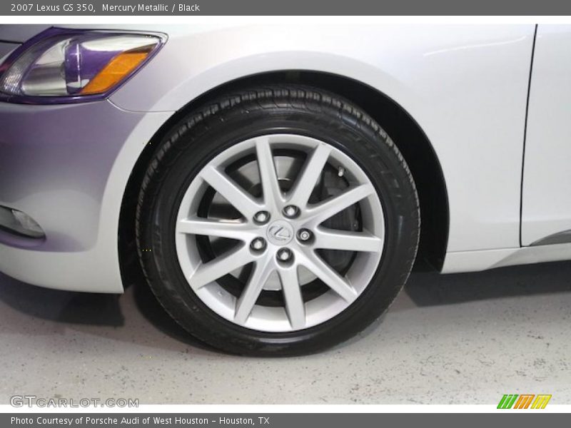 Mercury Metallic / Black 2007 Lexus GS 350