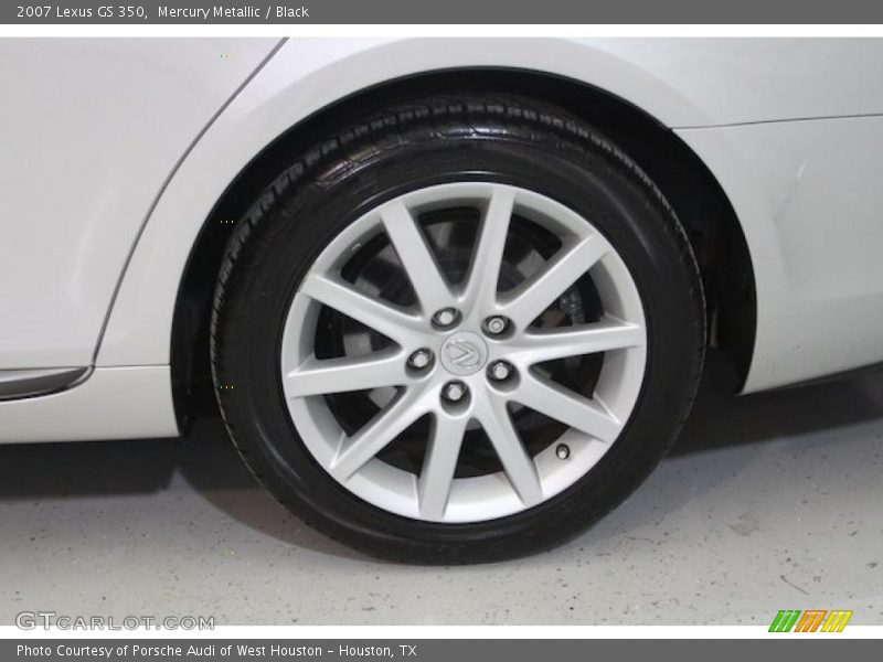 Mercury Metallic / Black 2007 Lexus GS 350