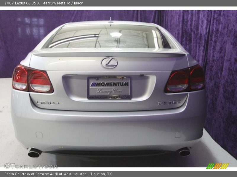 Mercury Metallic / Black 2007 Lexus GS 350