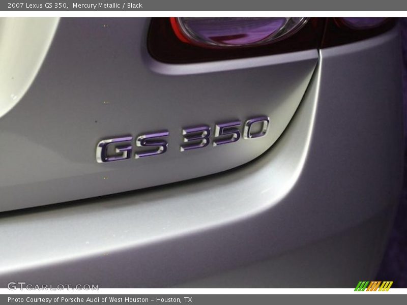 Mercury Metallic / Black 2007 Lexus GS 350
