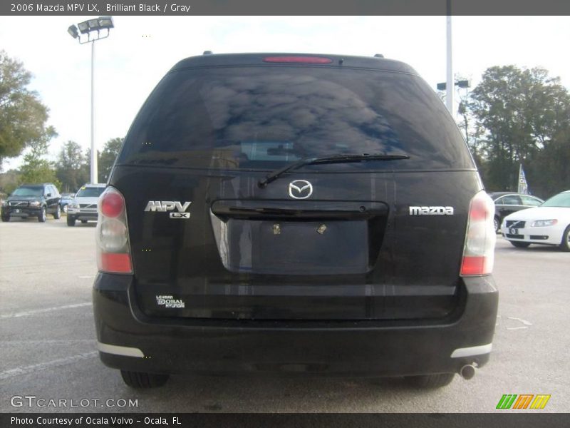 Brilliant Black / Gray 2006 Mazda MPV LX