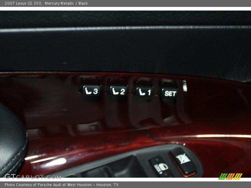 Mercury Metallic / Black 2007 Lexus GS 350