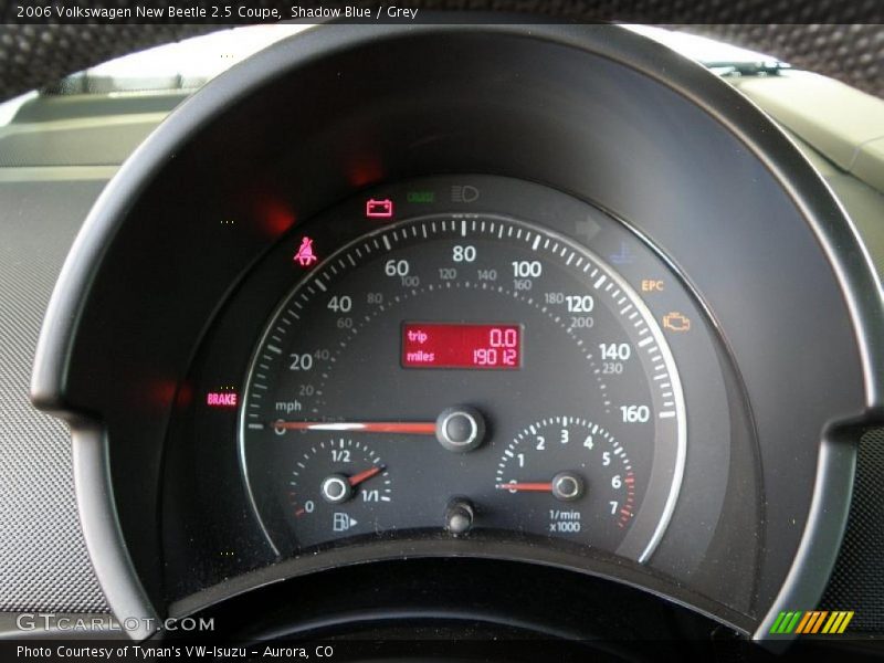 Shadow Blue / Grey 2006 Volkswagen New Beetle 2.5 Coupe