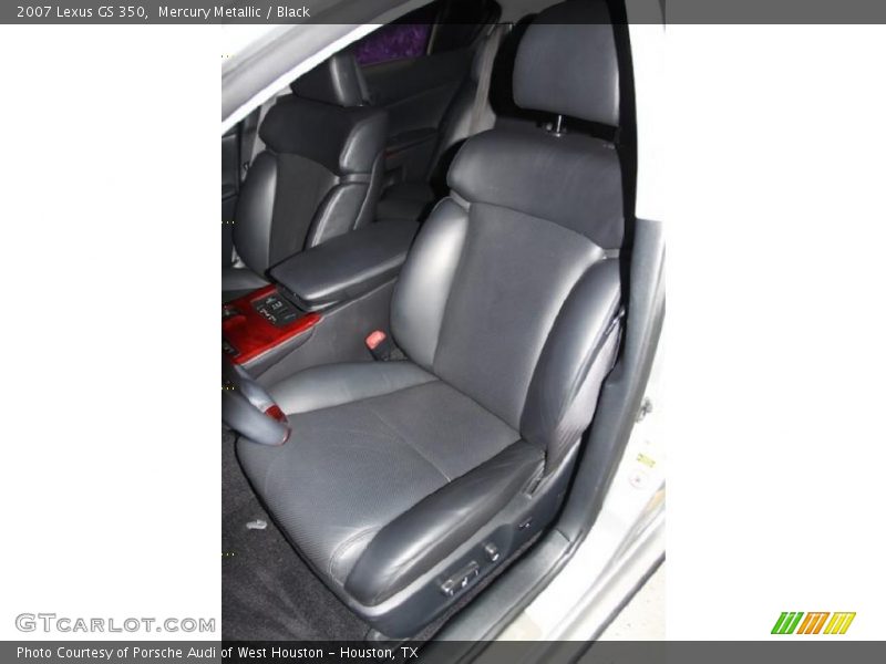 Mercury Metallic / Black 2007 Lexus GS 350