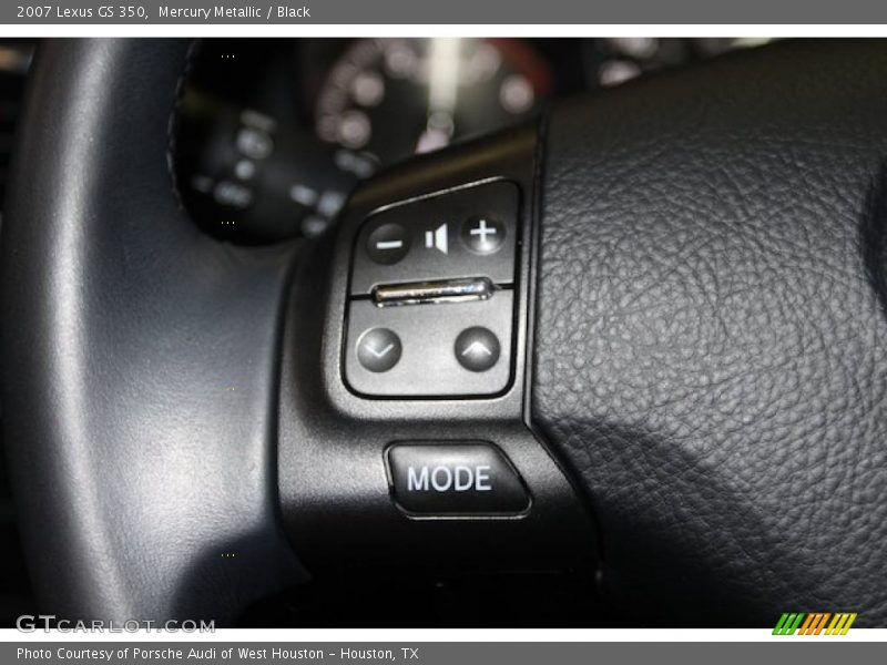 Mercury Metallic / Black 2007 Lexus GS 350