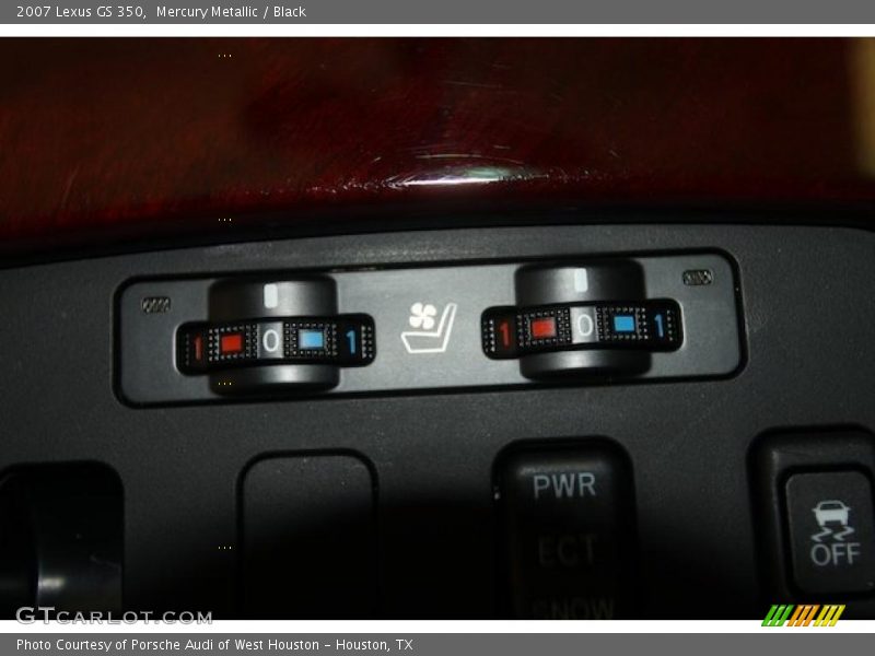 Mercury Metallic / Black 2007 Lexus GS 350