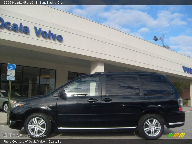 Brilliant Black / Gray 2006 Mazda MPV LX