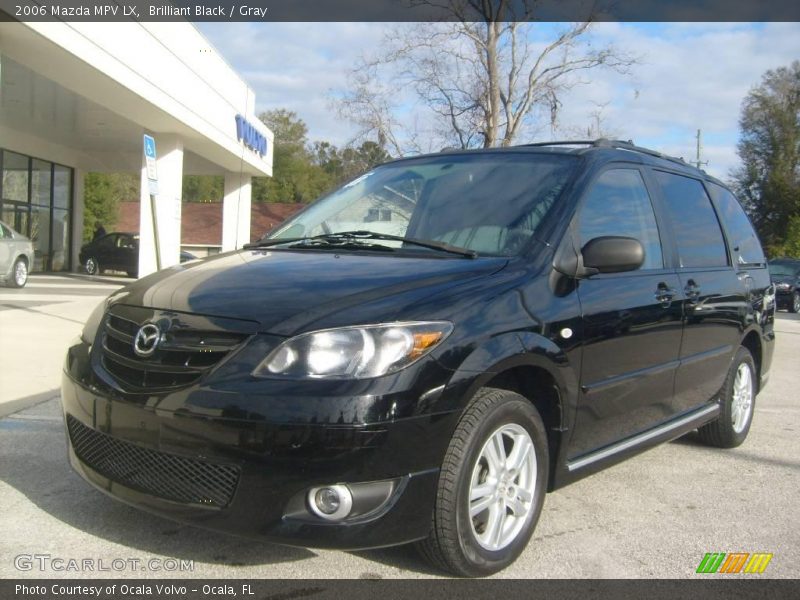 Brilliant Black / Gray 2006 Mazda MPV LX