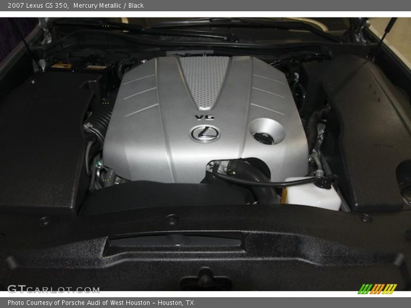Mercury Metallic / Black 2007 Lexus GS 350