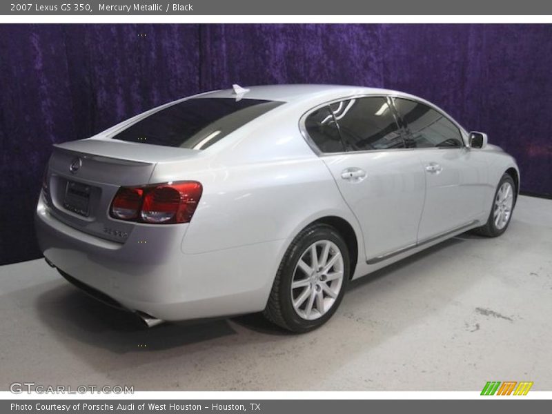 Mercury Metallic / Black 2007 Lexus GS 350