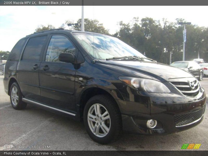 Brilliant Black / Gray 2006 Mazda MPV LX