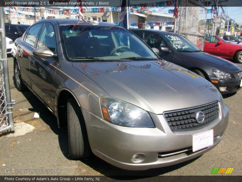 Polished Pewter Metallic / Blond 2006 Nissan Altima 2.5 S