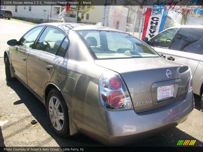 Polished Pewter Metallic / Blond 2006 Nissan Altima 2.5 S