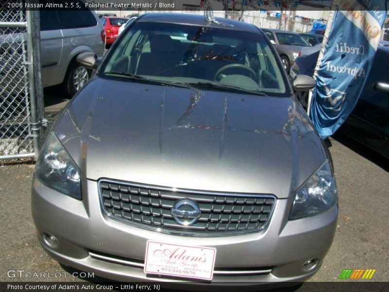 Polished Pewter Metallic / Blond 2006 Nissan Altima 2.5 S