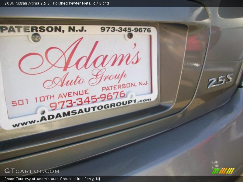 Polished Pewter Metallic / Blond 2006 Nissan Altima 2.5 S