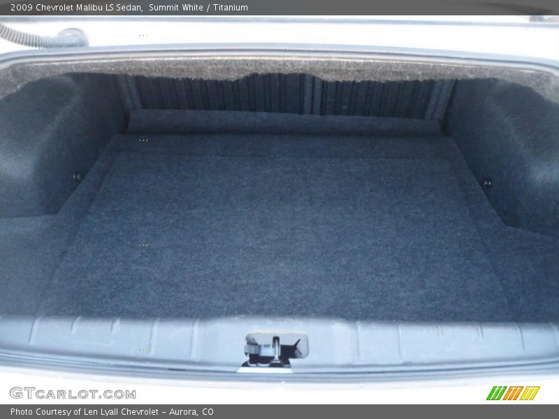 Summit White / Titanium 2009 Chevrolet Malibu LS Sedan