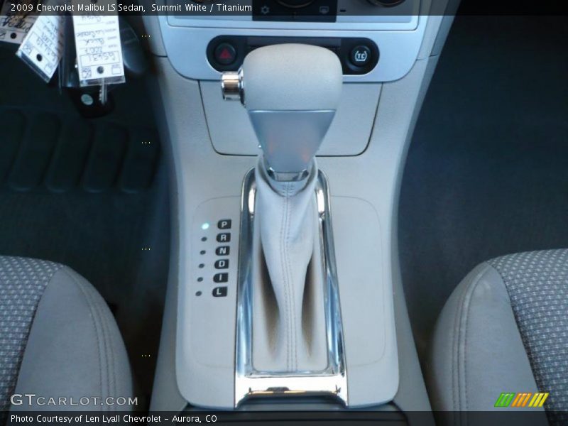 Summit White / Titanium 2009 Chevrolet Malibu LS Sedan