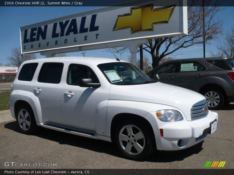 Summit White / Gray 2009 Chevrolet HHR LS