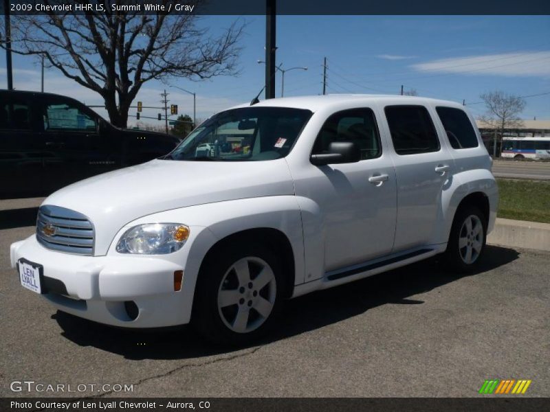 Summit White / Gray 2009 Chevrolet HHR LS