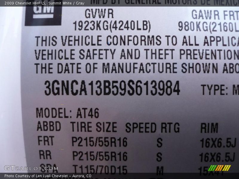 Summit White / Gray 2009 Chevrolet HHR LS