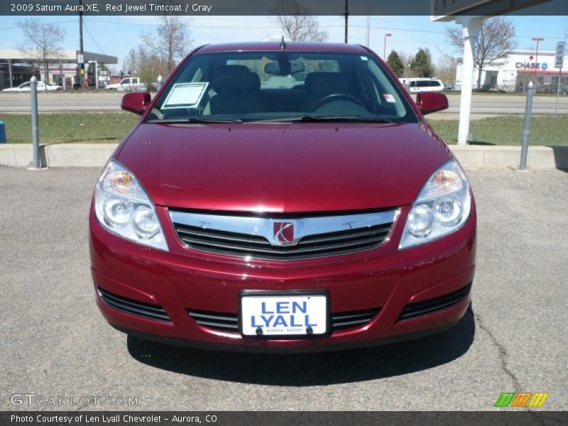 Red Jewel Tintcoat / Gray 2009 Saturn Aura XE