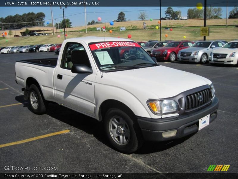 Super White / Oak 2004 Toyota Tacoma Regular Cab