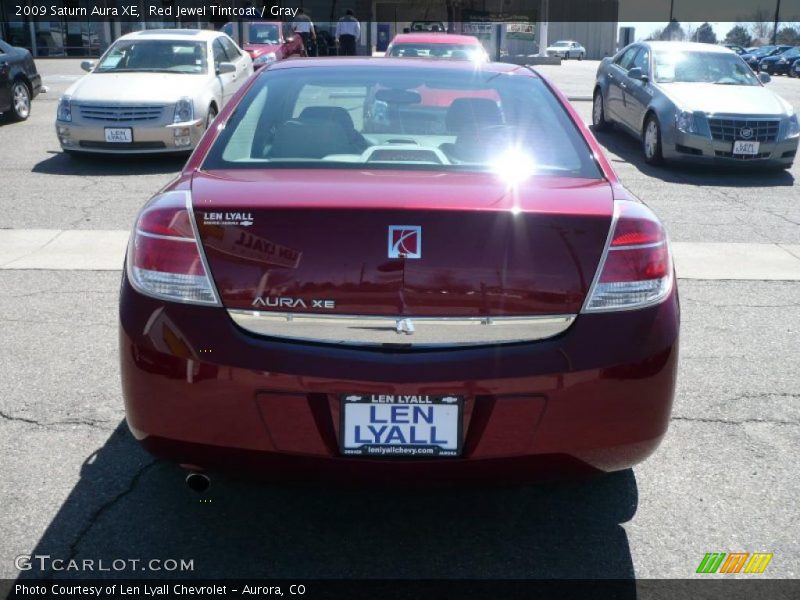 Red Jewel Tintcoat / Gray 2009 Saturn Aura XE