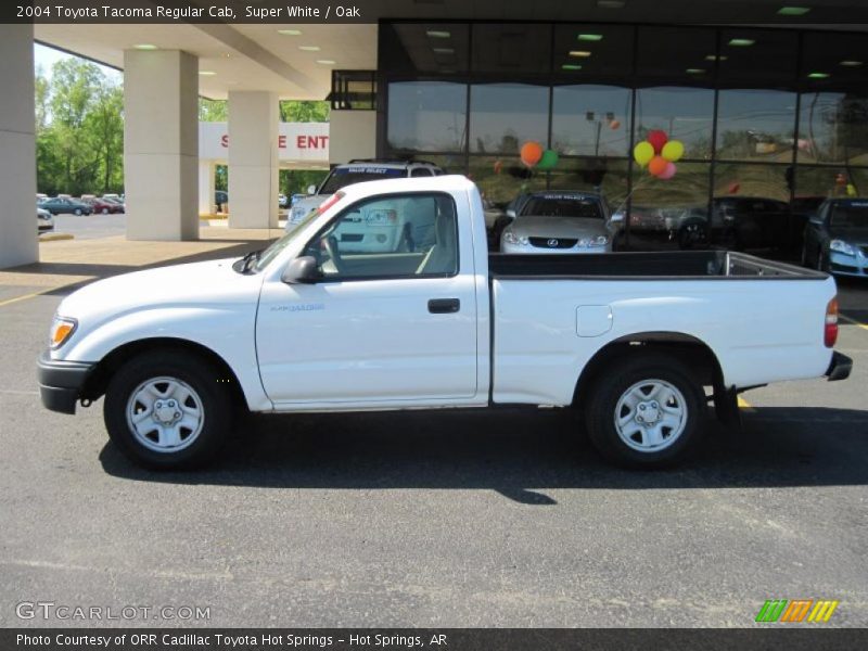 Super White / Oak 2004 Toyota Tacoma Regular Cab