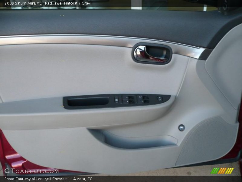 Red Jewel Tintcoat / Gray 2009 Saturn Aura XE