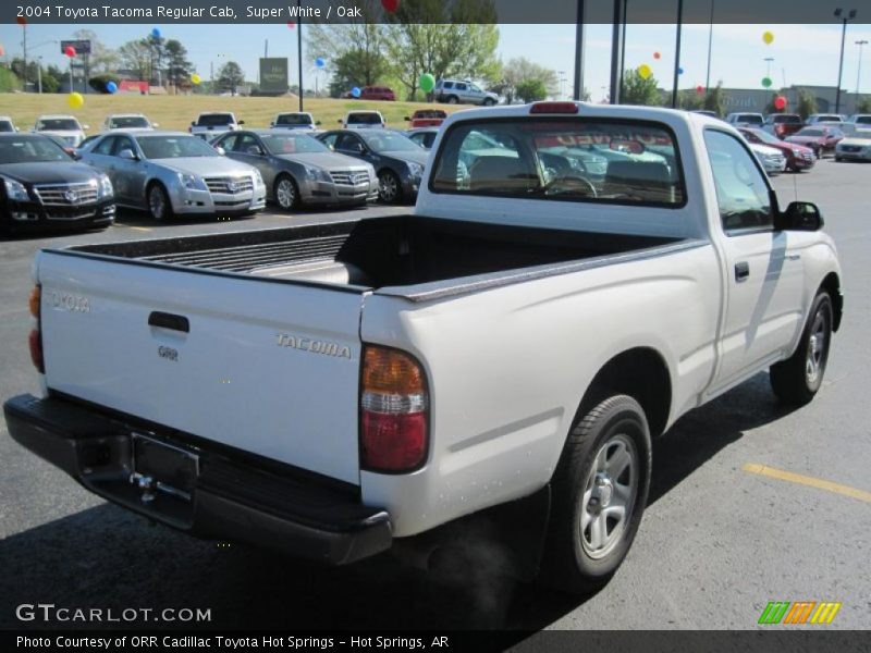 Super White / Oak 2004 Toyota Tacoma Regular Cab