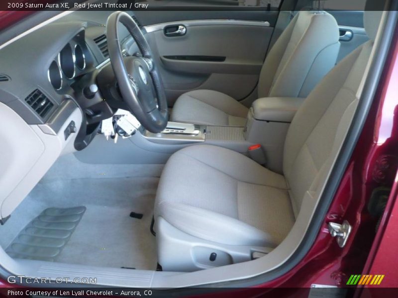 Red Jewel Tintcoat / Gray 2009 Saturn Aura XE