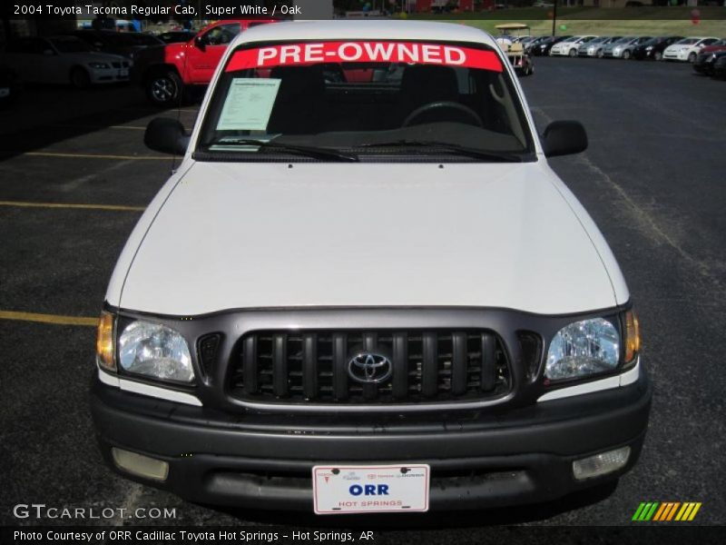 Super White / Oak 2004 Toyota Tacoma Regular Cab