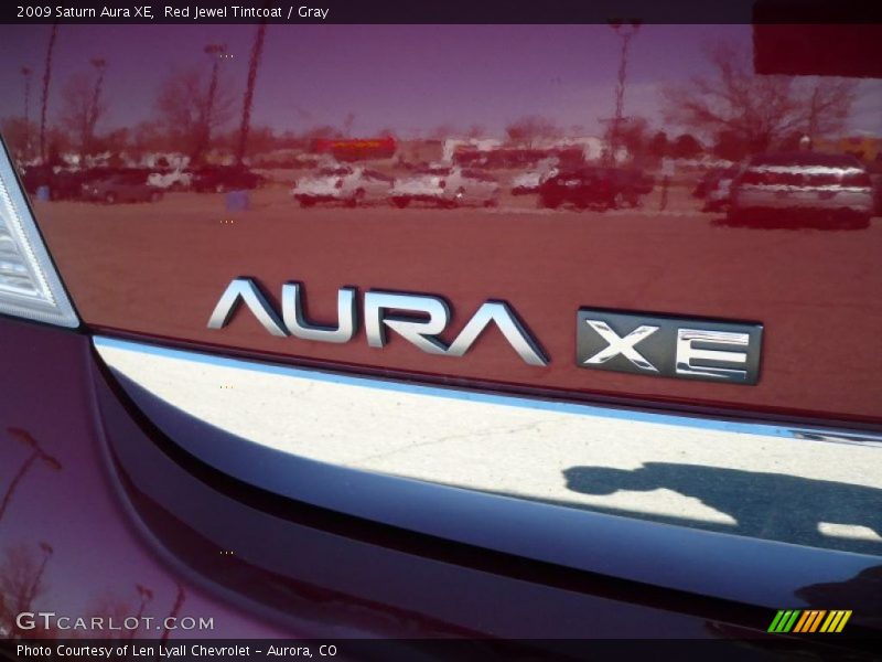 Red Jewel Tintcoat / Gray 2009 Saturn Aura XE