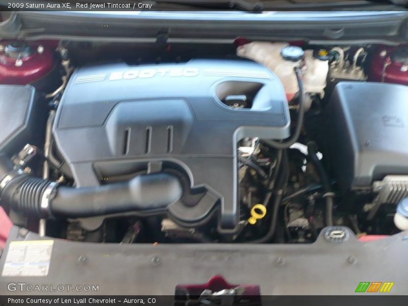 Red Jewel Tintcoat / Gray 2009 Saturn Aura XE
