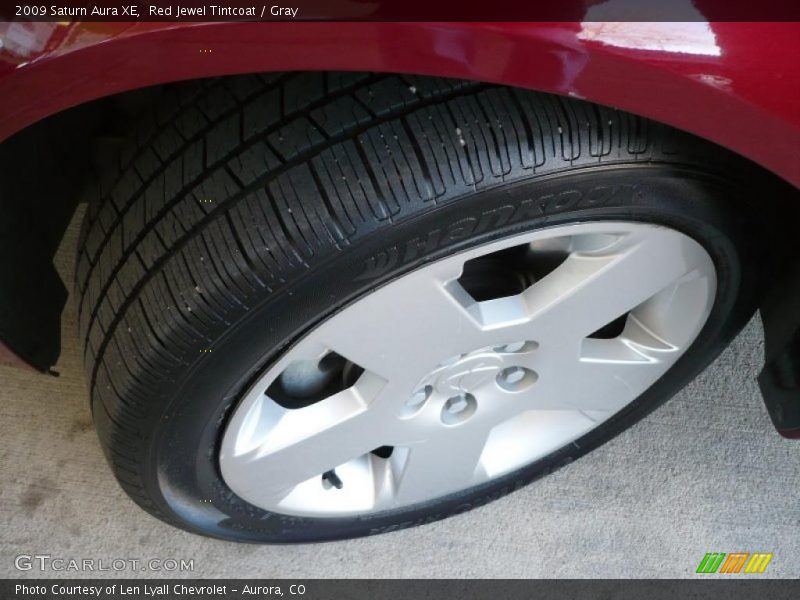 Red Jewel Tintcoat / Gray 2009 Saturn Aura XE
