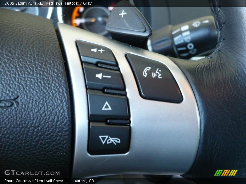 Red Jewel Tintcoat / Gray 2009 Saturn Aura XE