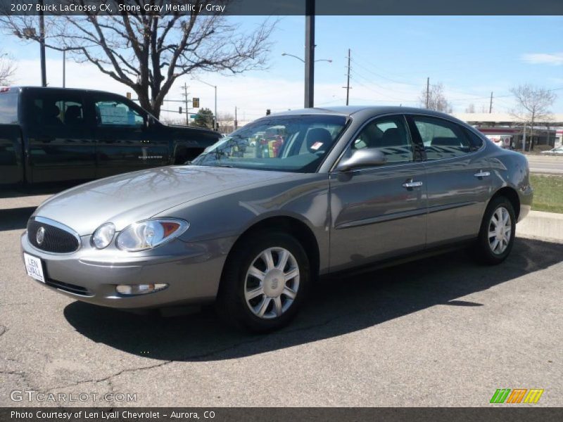Stone Gray Metallic / Gray 2007 Buick LaCrosse CX