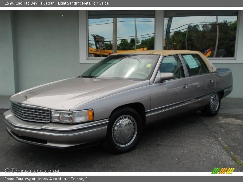 Light Sandrift Metallic / Beige 1996 Cadillac DeVille Sedan
