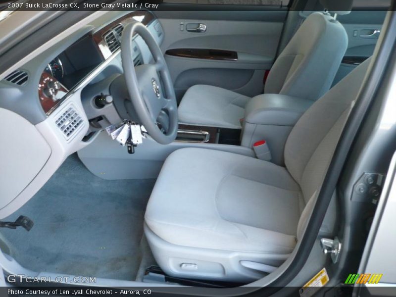 Stone Gray Metallic / Gray 2007 Buick LaCrosse CX