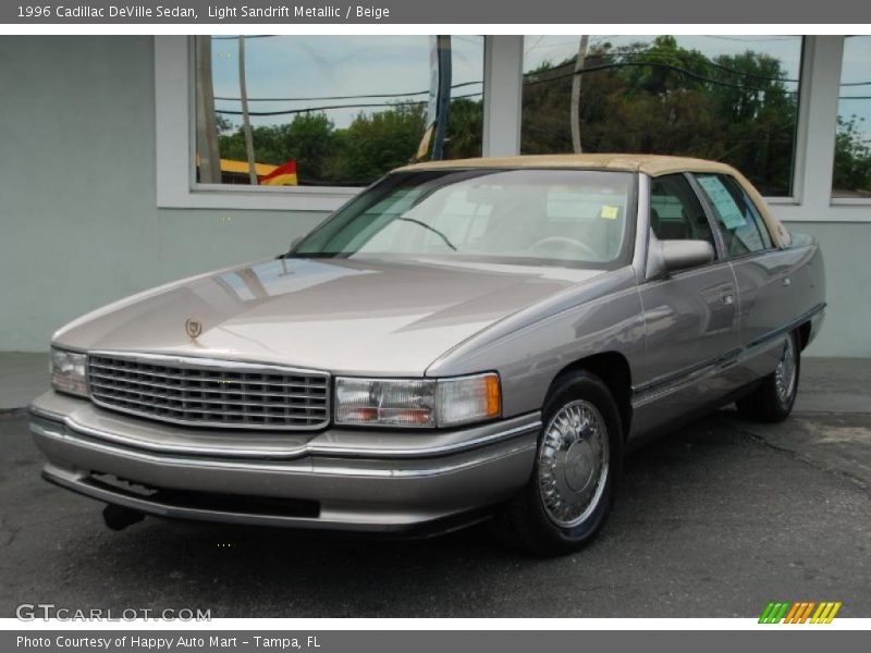 Light Sandrift Metallic / Beige 1996 Cadillac DeVille Sedan