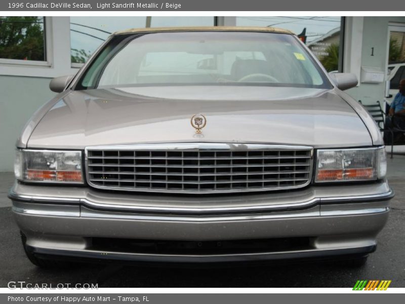 Light Sandrift Metallic / Beige 1996 Cadillac DeVille Sedan