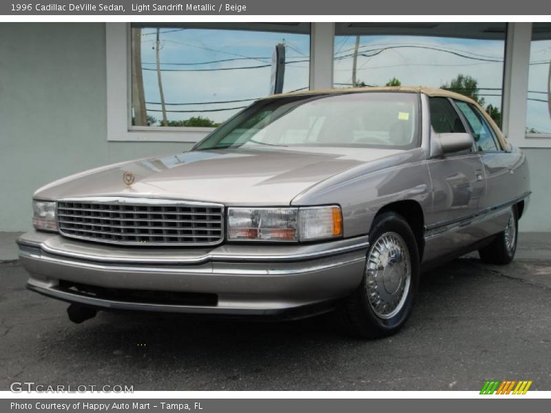 Light Sandrift Metallic / Beige 1996 Cadillac DeVille Sedan