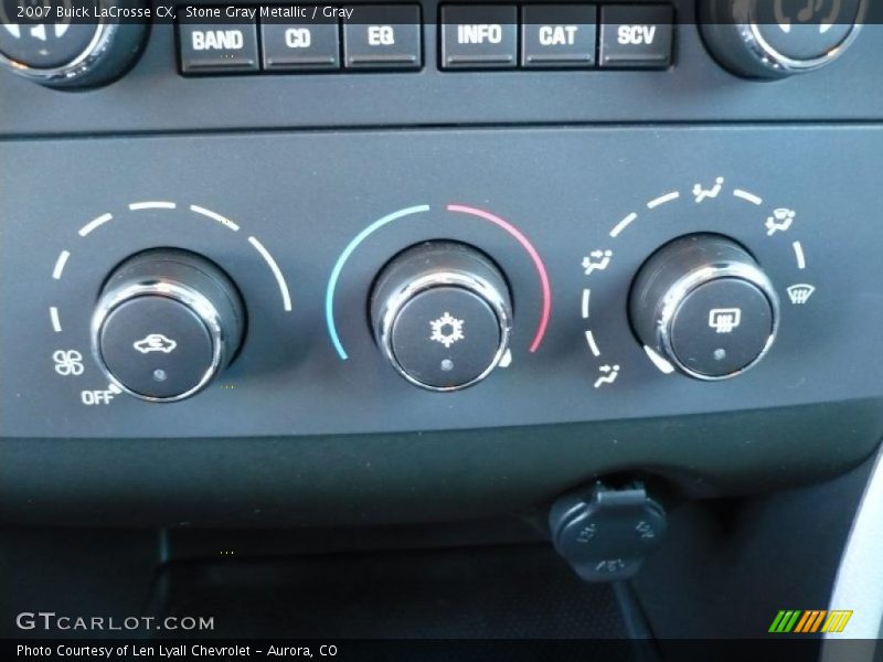 Stone Gray Metallic / Gray 2007 Buick LaCrosse CX