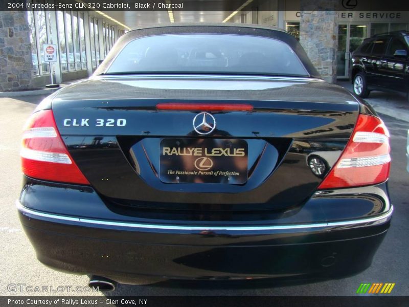 Black / Charcoal 2004 Mercedes-Benz CLK 320 Cabriolet