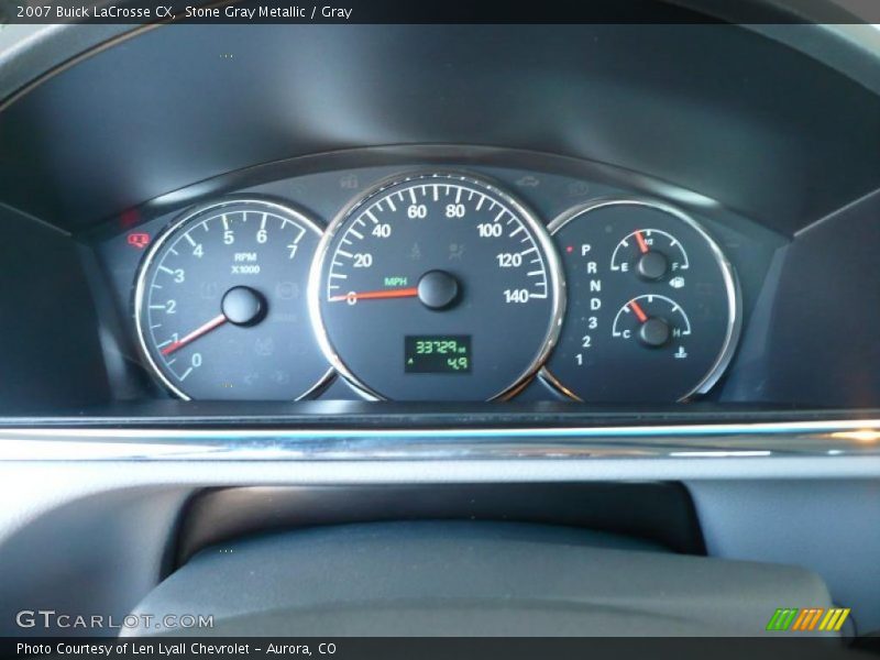 Stone Gray Metallic / Gray 2007 Buick LaCrosse CX