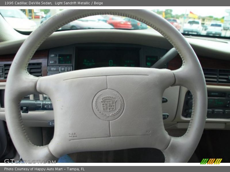 Light Sandrift Metallic / Beige 1996 Cadillac DeVille Sedan