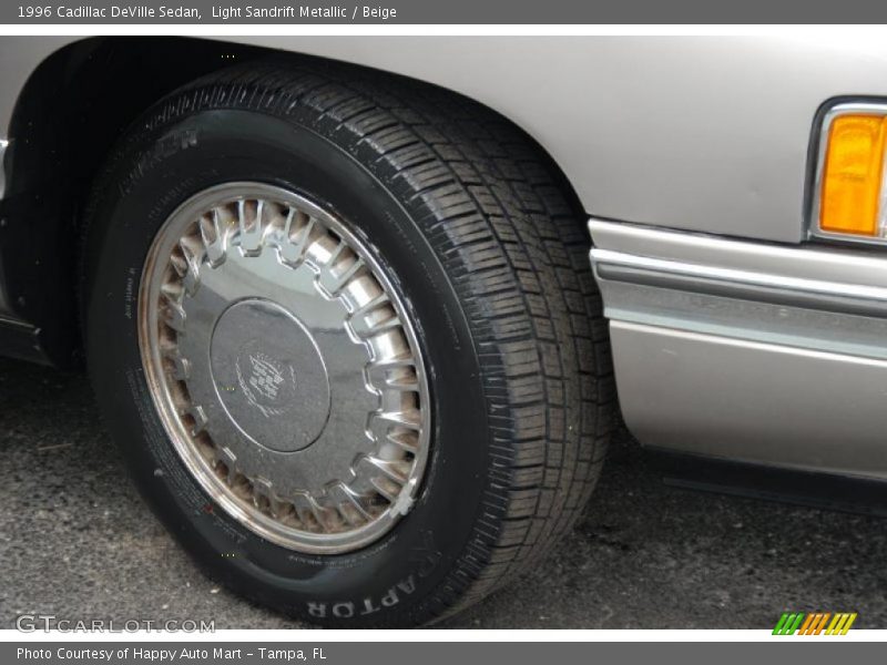 Light Sandrift Metallic / Beige 1996 Cadillac DeVille Sedan